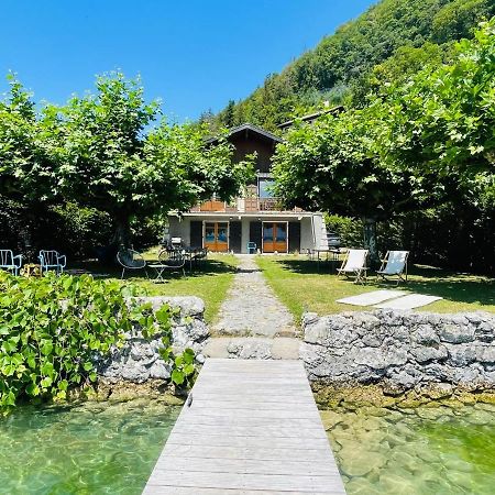 Les Clapotis Chambres Pieds Dans L Eau Lac D Annecy Angon Buitenkant foto