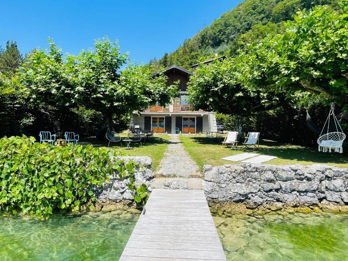 Les Clapotis Chambres Pieds Dans L Eau Lac D Annecy Angon Buitenkant foto